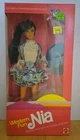 VINTAGE 1989 WESTERN FUN BARBIE NIA DOLL MATTEL NEW IN BOX # 9933 COWGIRL