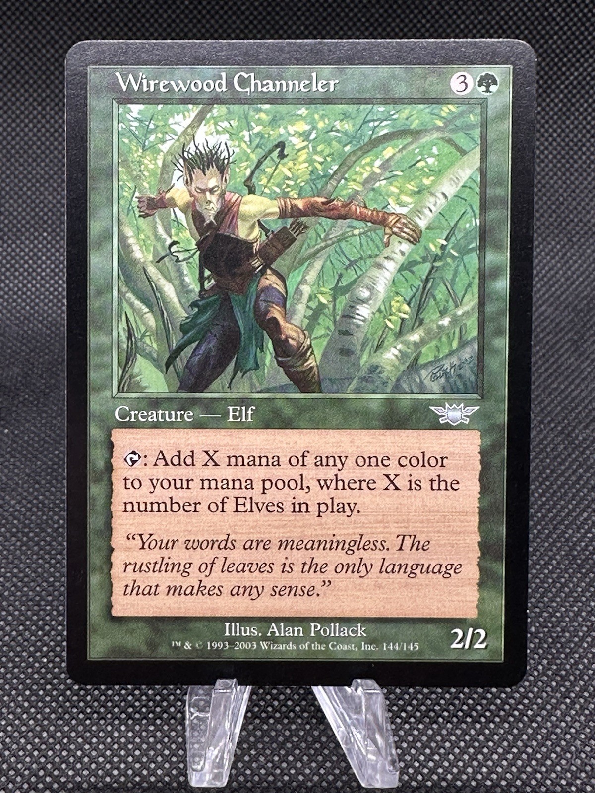 Wirewood Channeler (144/145) [Regular] (NM) - MTG - Legions (ENG)