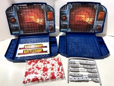 Battleship NEW Replacement Pieces 10 Ships & Red White Pegs Stickers & 2 Units