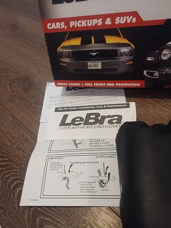 Lebra Front End Mask Cover Bra Fits 2007-2010 07 08 09 10 Jeep Compass - Image 4 of 4