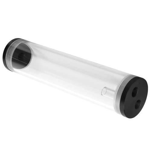 Water Cooling Tank Acrylic Cylindrical 3‑Hole G1/4 Thread Reservoir Comput AM - Afbeelding 4 van 23