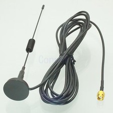 GSM GPRS Antenna 433Mhz 3dbi cable RP-SMA jack Magnetic base for Ham 1.5M RG174