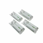 4 Pack 2800mAh Rechargeable Batteries for Wii/Wii U Remote Controller (White)