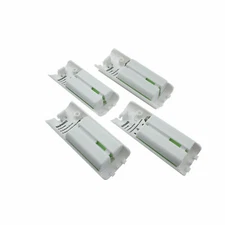 4 Pack 2800mAh Rechargeable Batteries for Wii/Wii U Remote Controller (White)