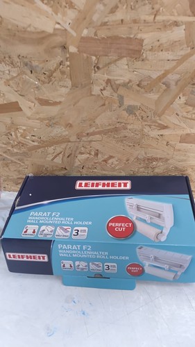 Leifheit Parat F2, Wall Mounted Cling Film & Foil Dispenser, Easy-Install White - Picture 4 of 9
