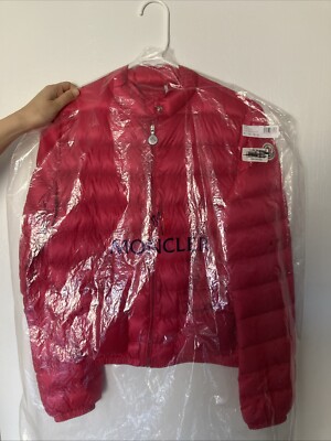 Moncler Magenta Lightweight Down Jacket Size Youth 14 Years Women's S XS