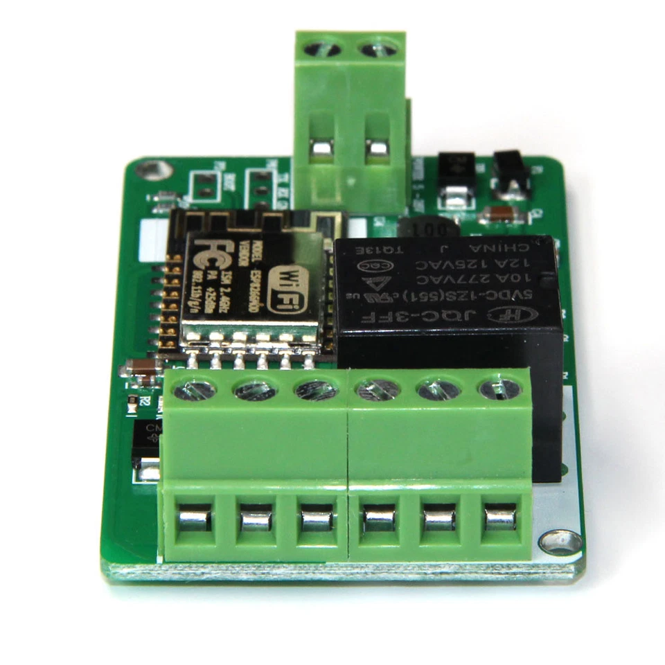 DC 7-30V ESP8266 WIFI Relay Module ESP-12F Network Relay Module 220V 10A - Image 2 of 4