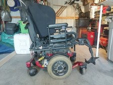 Quantum Black oversized power wheelchair