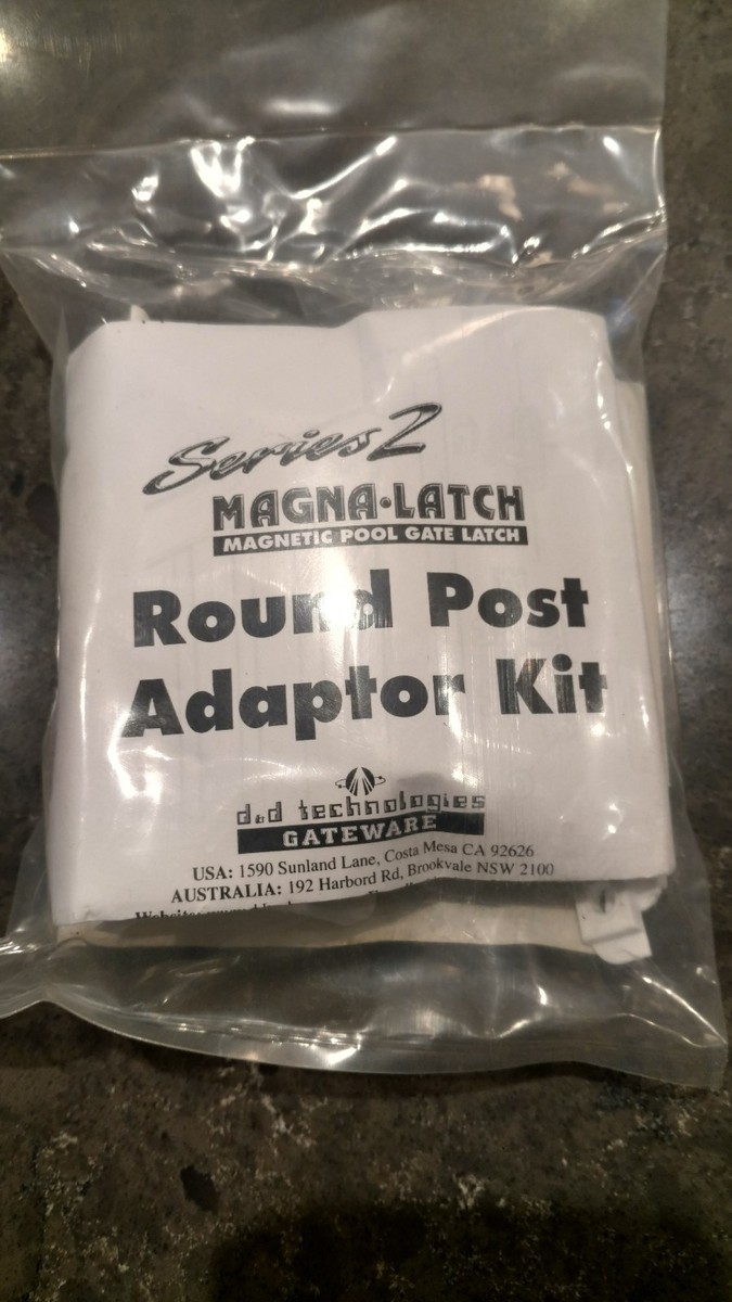 Magna-Latch Series 2 Round Post Adapter for Chain Link and Railing Posts -  White | eBay