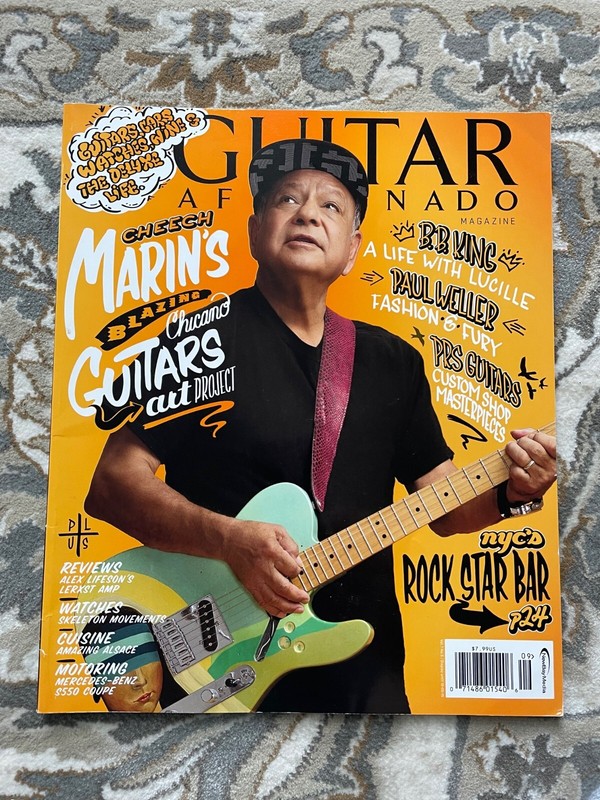Guitar Aficionado Magazine Cheech Marin 2015 Sept/Oct Vol 7/No.5