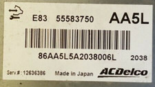 Plug & Play ACDelco Engine ECU Vauxhall Corsa 1.4 55583750 AA5L E83 12636386