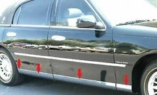 1998-2011 Lincoln Town Car "L" Lower Rocker Panel Body Side Trim Accent-8pc