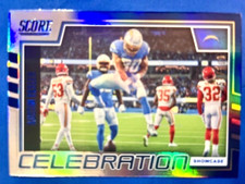 Austin Ekeler 2022 Panini Score Celebration Showcase Silver /100 - Chargers