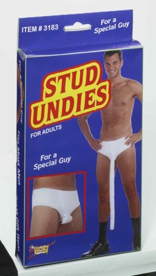 R-Rated Stud Joke Undies Great Gag Gift for Guys