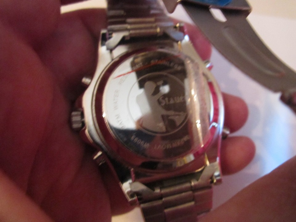 NEW STAUER CHRONOGRAPH COMPENDIUM HYBRID WATCH PRECISION MOVEMENT ...