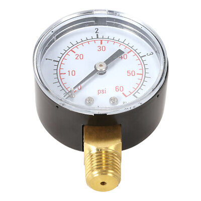 40mm 0 ~ 200psi 0 ~ 14bar Pool Filter Wasserdruck Regler Hydraulisches Manometer  Manometer 1/8 Npt Gewinde