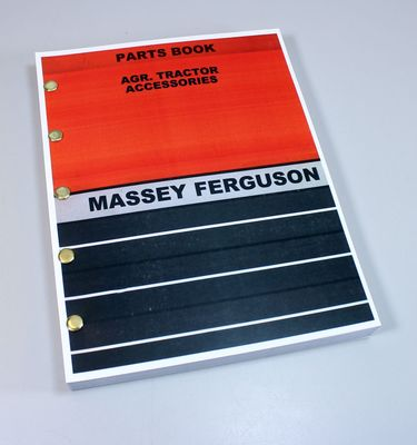 #ad Massey Ferguson Agr Tractor Accessories Parts Catalog Book 100 200 1000 Ser 1976 $36.97