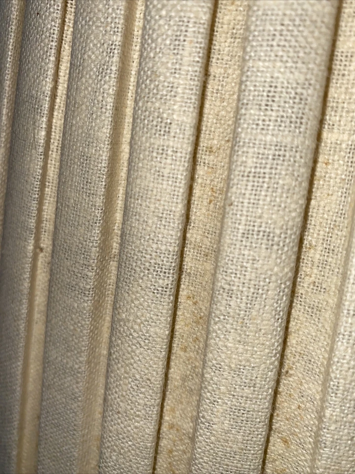 bell lampshade pleated Paper Parchment Over Silk 10x12x16 ETHAN ALLEN - Image 2 of 4