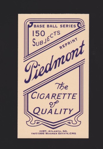 (100) TARJETAS DE TABACO HONUS WAGNER PIAMONTE 1909 T-206 ~ GRAN LOTE DE REIMPRESIÓN ~ CANTIDAD - Imagen 2 de 2