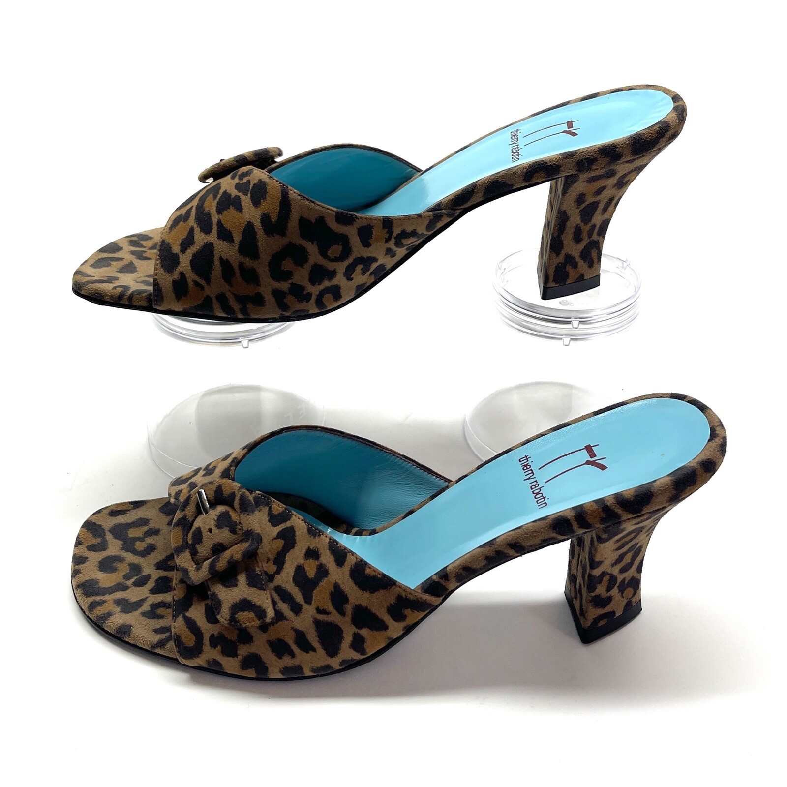 THIERRY RABOTIN Leopard Pattern Slip On Pump Heel… - image 6