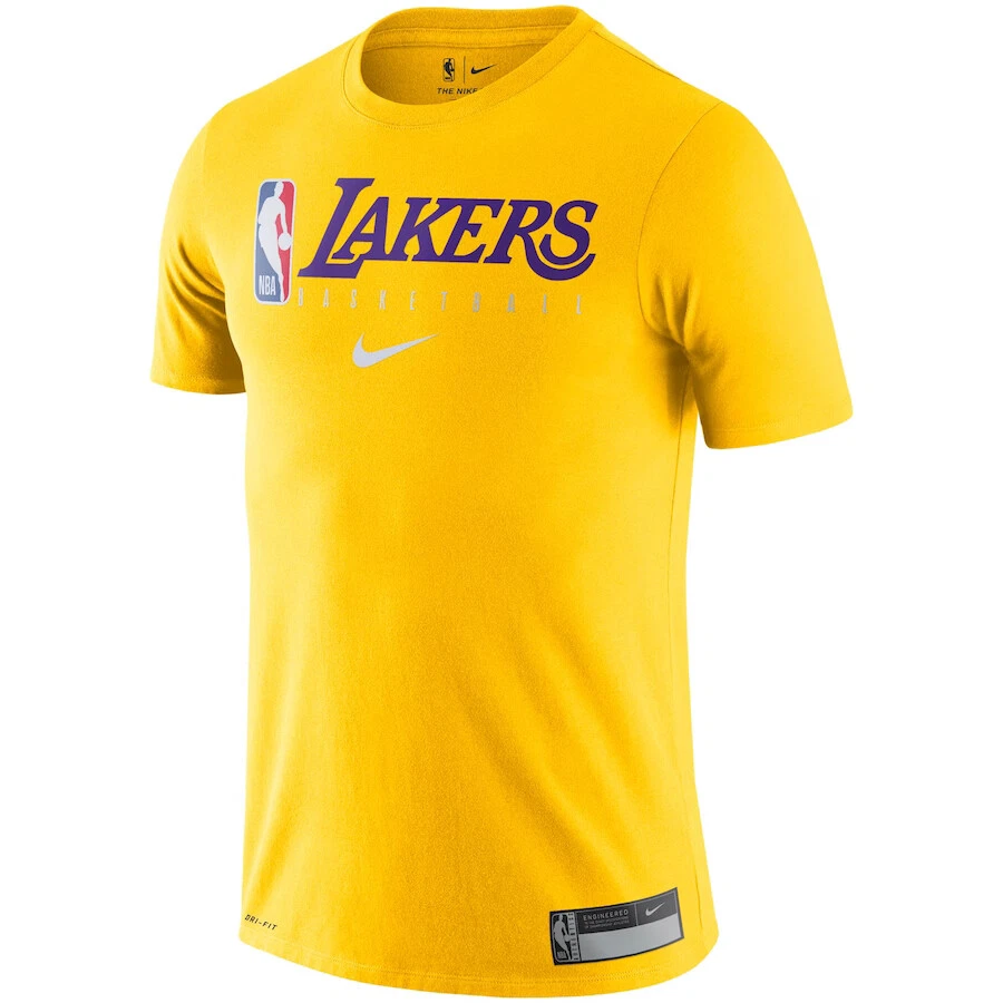 Men's Los Angeles Lakers Nike Purple Essential Practice Performance T-Shirt