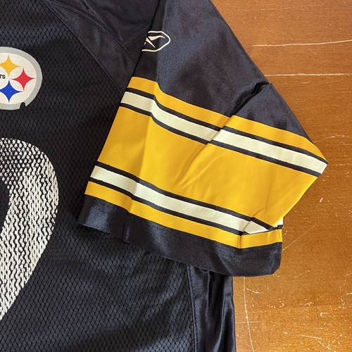 Vintage Pittsburgh Steelers Jersey Mens Large Black Duce Staley #22 NFL Reebok - Picture 5 of 14