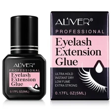 Lash Extension Glue 5ml, Eyelash Extension Glue, 2-3s Drying Time Lash Extension