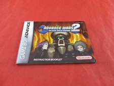 Advanced Wars 2 Black Hole Rising Game Boy Advance Instruction Manual Booklet