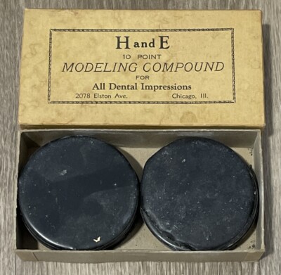 Antique Dental Molding Compound For All Dental Impressions - Dental Collectable
