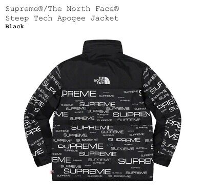 Supreme x The North Face Steep Tech Apogee Jacket Size Medium FW21