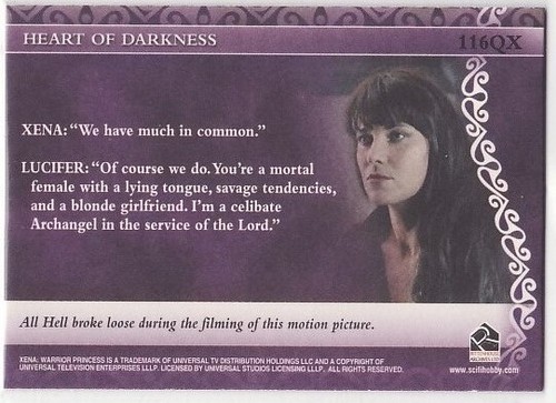 Zitat XENA - Parallelkarte 116QX - "Heart Of Darkness" - Bild 2 von 2