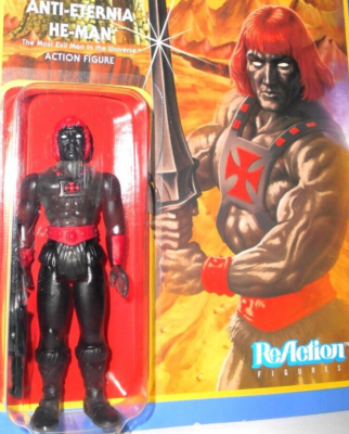 masters of the universe NEGATIVE HE-MAN motu Reaction Anti Eternia