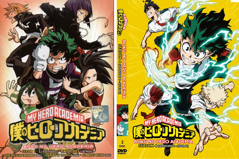 BOKU NO HERO ACADEMIA SEA 1-4 Vol.1-88 End + MOVIE + 3 OVA ANIME DVD *ENG  DUB*