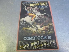 Vintage Dr. Morse's Indian Root Pills Trade Card