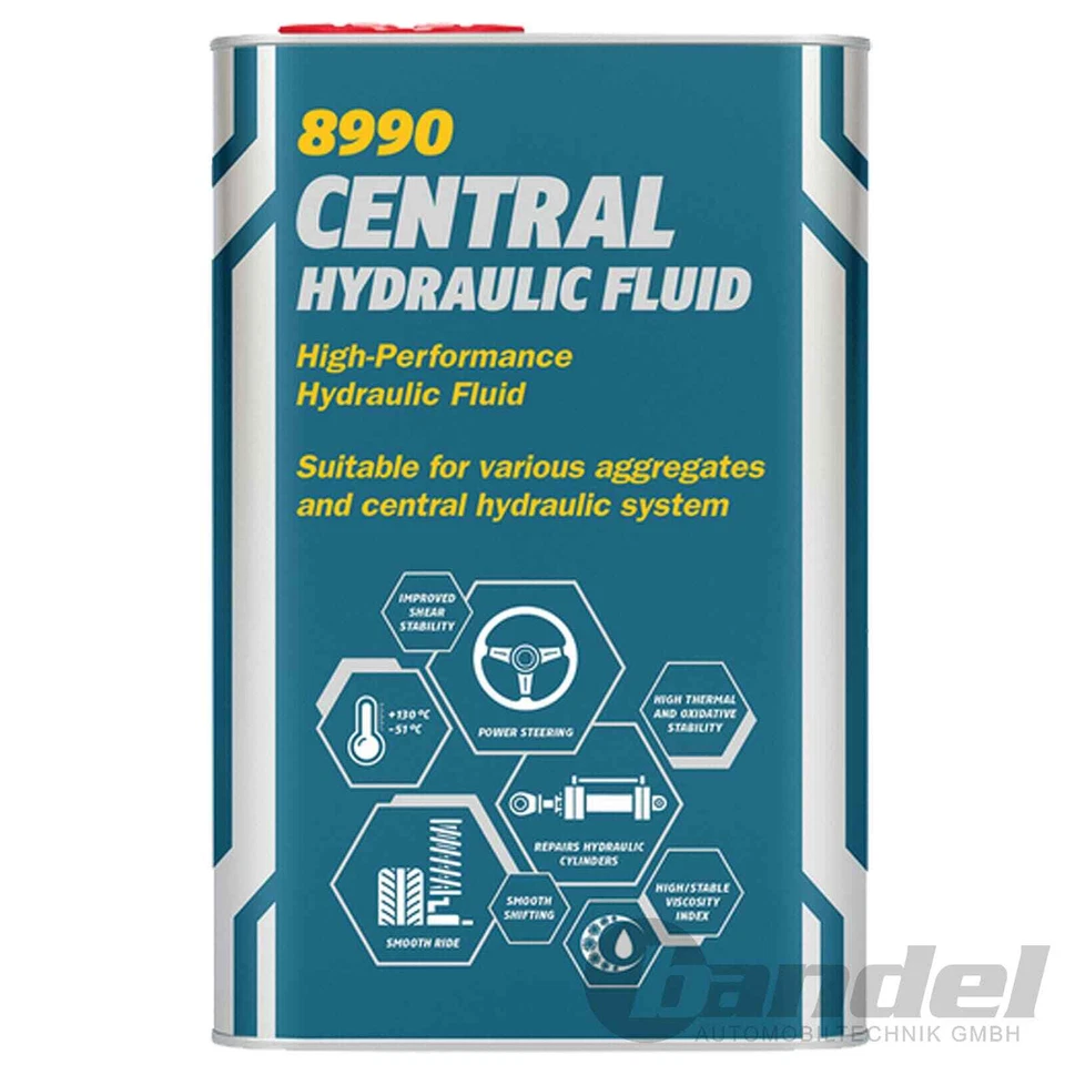 2x 1L MANNOL ZENTRAL HYDRAULIKÖL SERVOLENKUNGSÖL SERVO-ÖL GRÜN - Bild 2 von 3