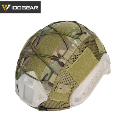 Cubierta de casco táctico IDOGEAR para casco RÁPIDO V2 Airsoft militar multi-camuflaje