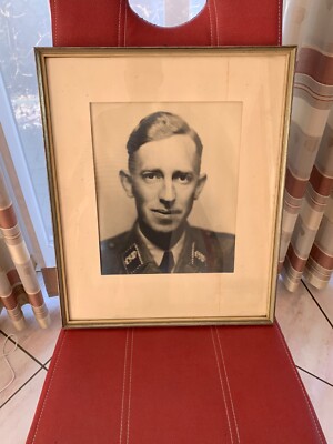 Alte Militärische Portrait 2 WK 47 x 40 cm.