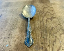 9” Vintage Rose Serving Spoon WM ROGERS MFG CO EXTRA PLATE - Original Rogers