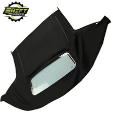 1990-1997 For Mazda Miata 99-05 W Glass Window New Black Convertible Soft Top