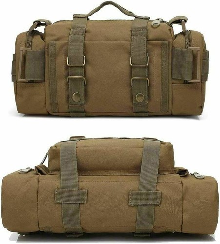 Tactical Military Waist Bag Fanny Pack Gym Bag Duffle Bag Travel Workout Pouch - Imagen 20 de 38