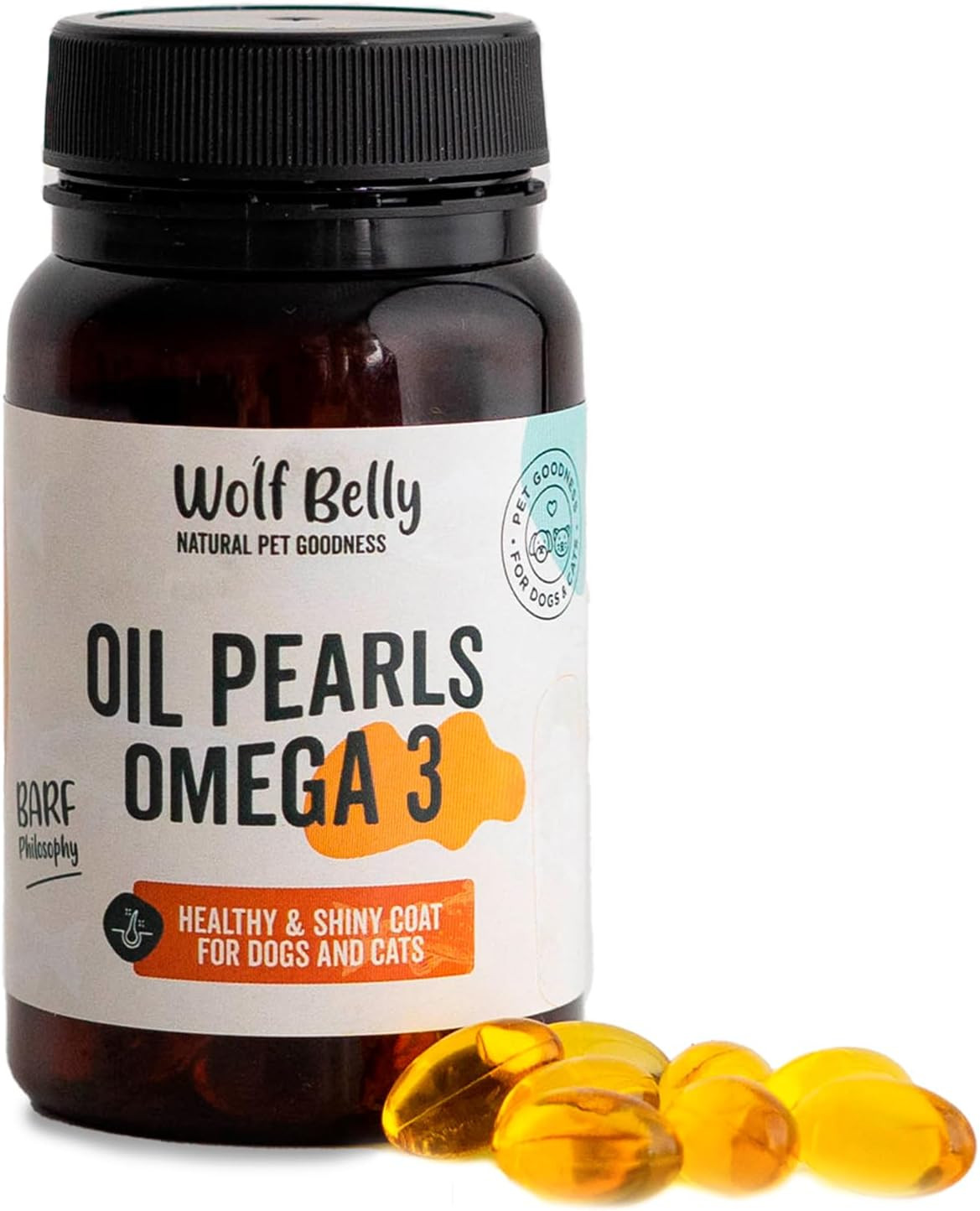 Wolf Belly Omega 3 Cani 60 capsule | Olio di Pesce Bio-Sostenibile
