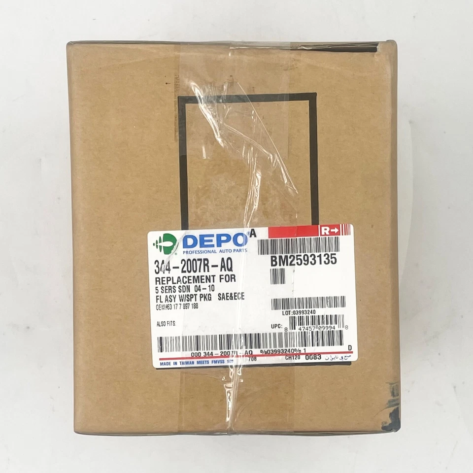 DEPO 344-2007R-AQ Right Fog Lamp Assembly - Image 2 of 2