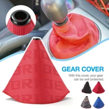 Shifter Boot Cover Sewing Racing Fabric Knitting Shift Knob MT/AT fit Toyota Car