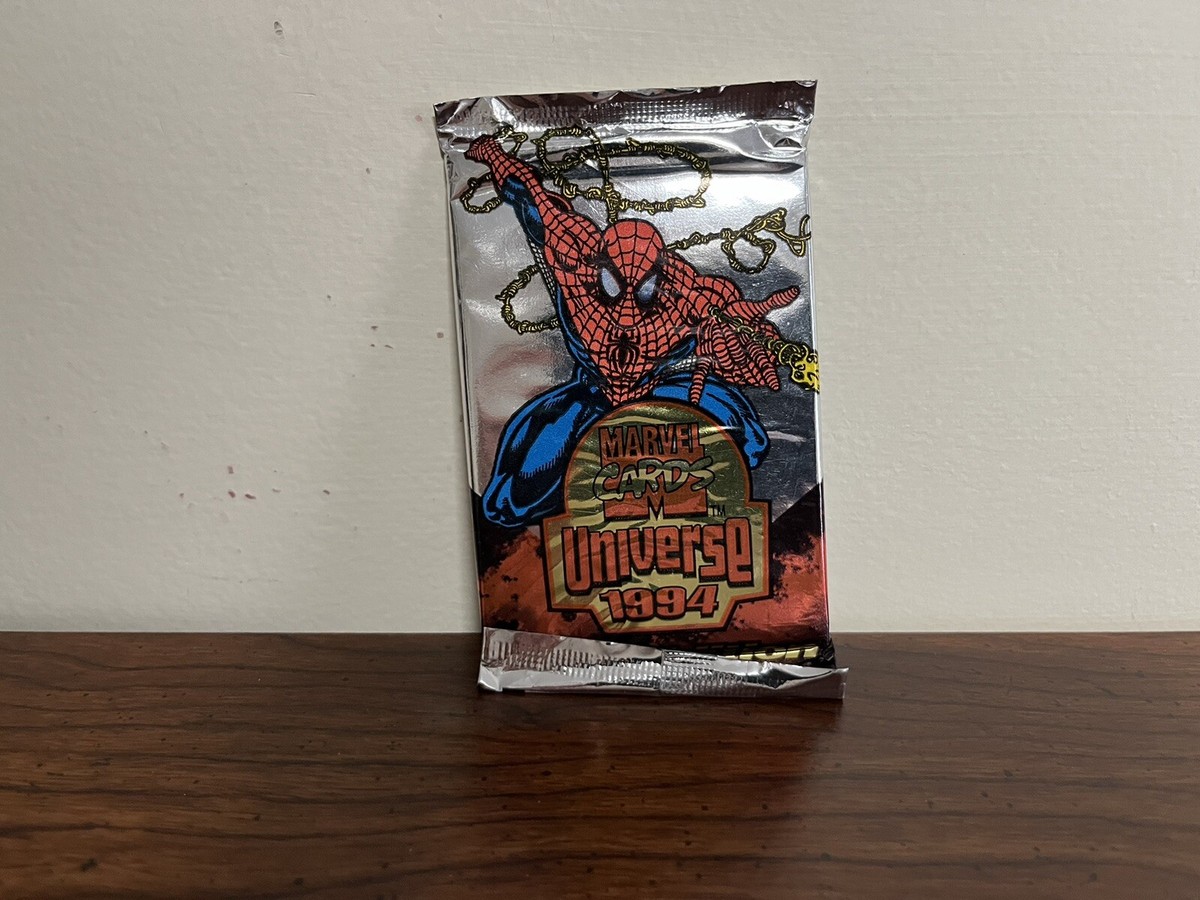 1994 Marvel Universe First Edition Spiderman on Front Pack of Cards  New/Sealed | eBay