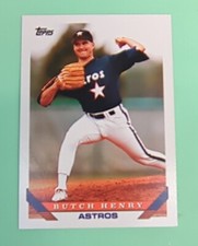 1993 Topps Baseball Gold #281 Butch Henry Houston Astros