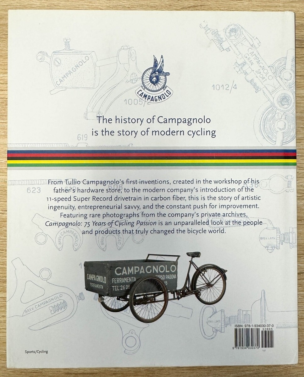 Campagnolo 75 Years of Cycling Passion book | eBay Australia