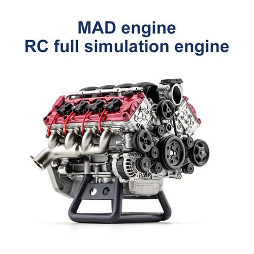 Mini V8 - Engine Model Kit That Runs Mechanical unassembly model DIY kits - Picture 3 of 14