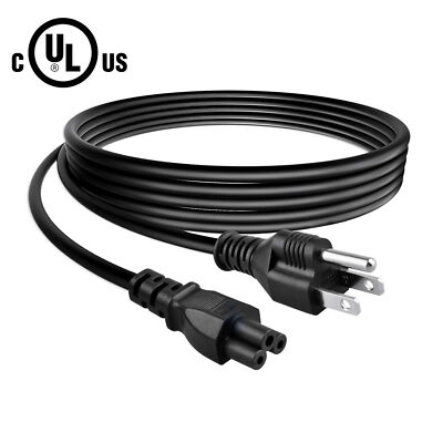 5ft UL AC Power Cord Cable For WorkForce Pro WF-3720 C11CF24201 Printer 3-Prong