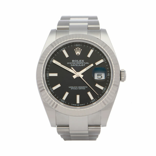 Rolex Datejust 41 Men's Black Watch 