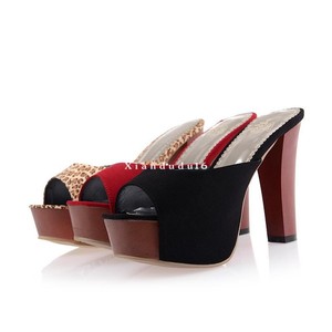 womens block heel mules